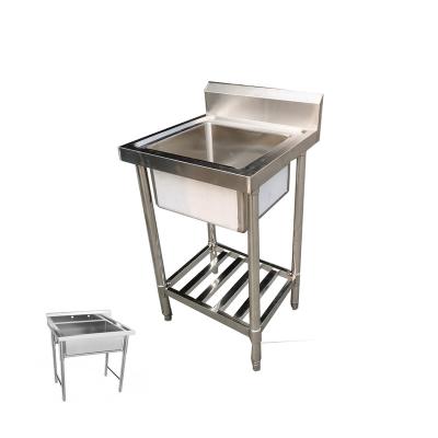 China Restaurant Factory Direct Supplier Steel Sink Kitchen Steel Kitchen Sink Stainless Steel Utility Sink for sale