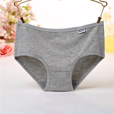 China New arrivals sfyp017 cheap breathable cotton medium-waisted single underwear for women for sale