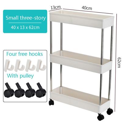 China Premium Quality Bathroom Storage Cart Corner Shelf in Cube Viable Baskets Braket for Shelves,Slim Utility Bathroom Storage Cart for sale