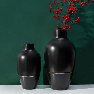 China 2021 New Arrival Porcelain Factory Promotion Porcelain Ceramic Vase For Home Decor In Stock for sale