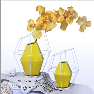 China Disposable Modern Flower Vases For Home Decor Vases Floor Decorative Flower Vase Decoration In Stock for sale