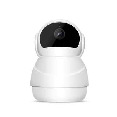 China PAN-TILT Robot Snowman Pan Tilt 360 Mini Camera Indoor Wall Security CCTV Wifi Monitor Camera with RJ45 Port for sale