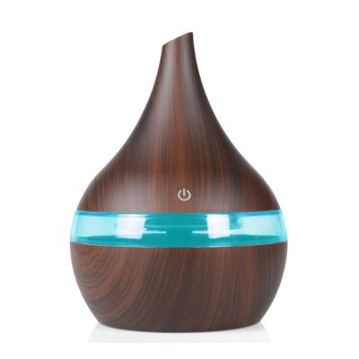 China Hotel 300ml USB Air Humidifier Popular Mini Electric Wood Diffuser For Essential Oil Online Fragrance for sale