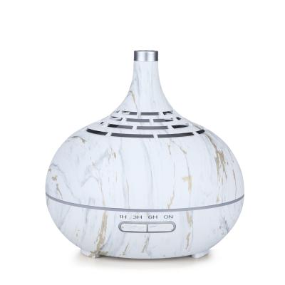 China Essential Oil Marble Diffuser Aroma Diffuser Office Room Hotel 2020 Design Ultrasonic Air Humidifier 400ml for sale