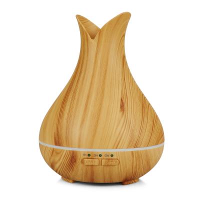 China Mini Scent Diffuser For Tea Small Size Wood Tree Humidifier Aroma Hotel 150ml Grain Essential Oil for sale