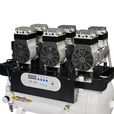 China Hot Selling Oil Free Oil Free Piston Protable Low Noise 2.25 Kw 3 Hp Air Compressor for sale