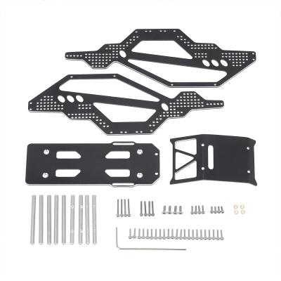 China Hot Sale 1/24 SCX24 90081 RC Hobby RC Car Upgrade Parts Metal Aluminum Alloy Chassis Frame Body Kit Axial for sale