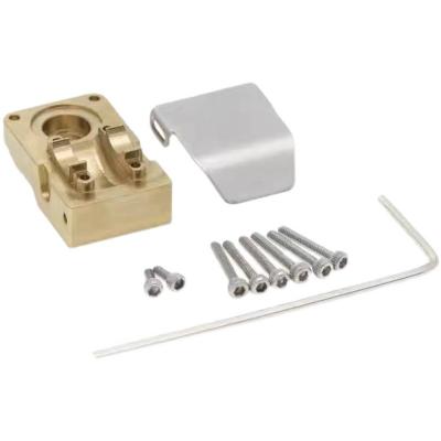 China Brass Cover Axle Housing Counterweight W/Guard Hobby NTFHobby RC Difference Plate Protection for 1/24 SCX24 Axial AXI00001 AXI00002 900811 for sale