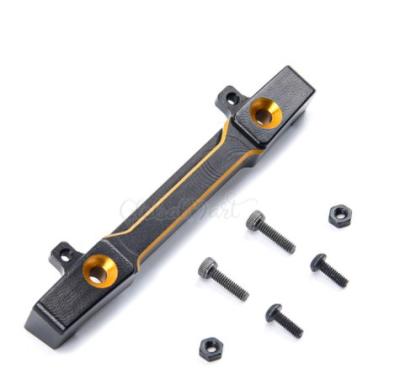 China RC Hobby 1/24 RC Car Rear Bumper Black Upgrade Parts CNC Brass Accessories For Deadbolt SCX24 90081 Axial for sale