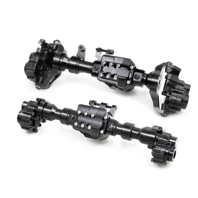 China RC Hobby CNC Parts OEM Die Casting Machining Front and Rear Axle Housing Set Crawler Accessories 1/10 Trx4 RC Car Aluminum Alloy for sale