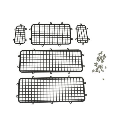 China RC Hobby 1/10 RC Crawler Car Metal Window Mesh Net Protector for TRX4 Guard Rock Crawlers for sale