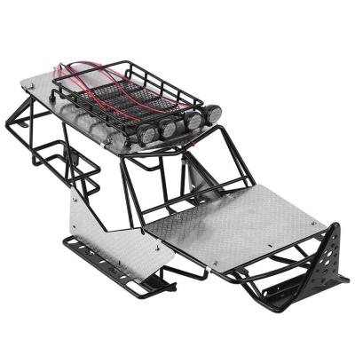 China Axial RC Hobby 1/10 RC Appearance Metal Frame Body Roll Cage with LED Gallery Lights for sale