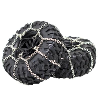 China RC Hobby 2PCS Non-Skid Metal Snow Chains Tire Chains for TRX-4 1/10 RC Crawler for sale