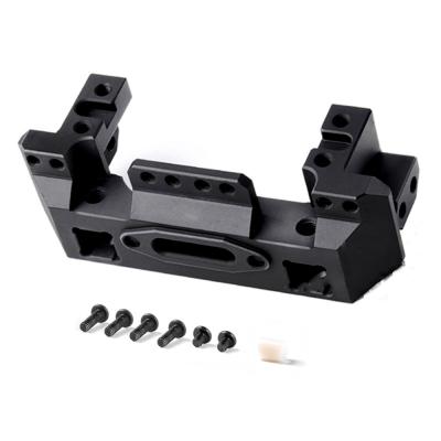 China High Quality Aluminum Alloy Front Bumper Servo Mount RC 1/10 Hobby NTFHOBBY Rock TRX-4 Crawler Rise Part CNC for sale