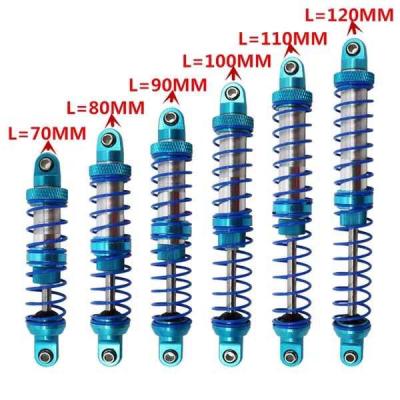 China Realistic RC Hobby Car 100mm Shock Set (2) For 1/10 Scale D90 TRX4 TRX6 Trucks rc car toys shock absorber for sale