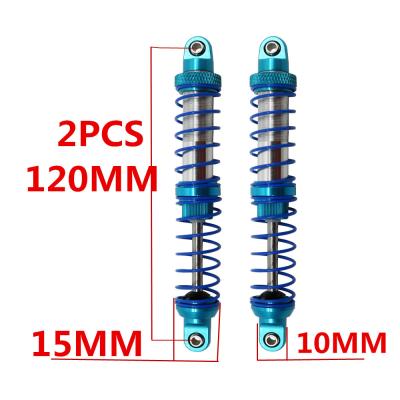 China RC Hobby 120mm Aolly Aluminum Suspension Shock Absorber for Appearance SCX10 D90 1/10 RC Crawler Shocks TRX-4 for sale