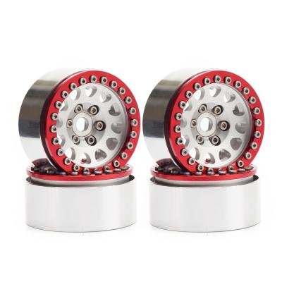 China RC Model NTFHobby Metal Alloy Wheel Hub 1.9inch Beadlock Wheel Rims For SCX10-KM2 RR10 RX-4 TRX-6 D110 D90 1/10 Rock Crawler Parts for sale