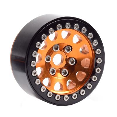 China 1.9 Inch Wheel Hubs RC Hobby For 1/10 Scale SCX10 D90 TRX4 trx6 RC Crawler AXIAL Car Alloy Beadlock Wheel Rims for sale