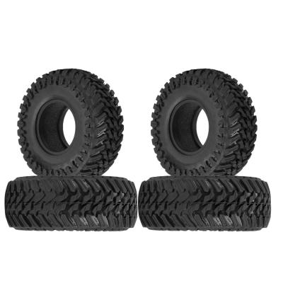 China RC Hobby RC Car Rubber Tire 4pcs 1.9inch 45mm Rock Crawler Rubber Tire Tire with Sponge for Trx4 SCX10 Axial for sale