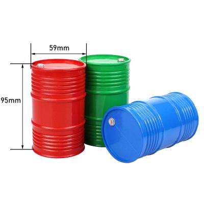 China Plastic RC Hobby 3 Color 1/10 Scale Oil Can Fuel Tank Container Accessories For Axial SCX10 CC01 RC4WD D90 D110 RC Truck Decor Parts for sale