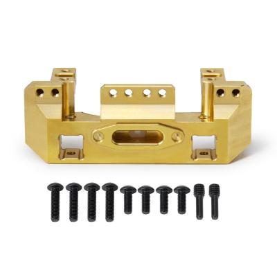 China RC Hobby Aluminum Alloy Front Bumper Steering Gear Bracket Multifunctional RC with Wear Resistance for Trx4 1/10 RC Car Crawler for sale