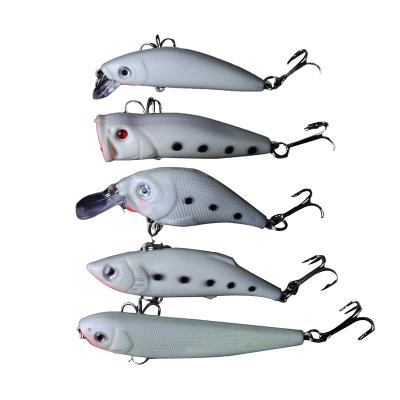 China Fishing Lure Plastic Bait Hard Bait Artificial Bionic Crank Lures Crazy Wobblers Mini Minnow Floating Swing Crankbait for sale