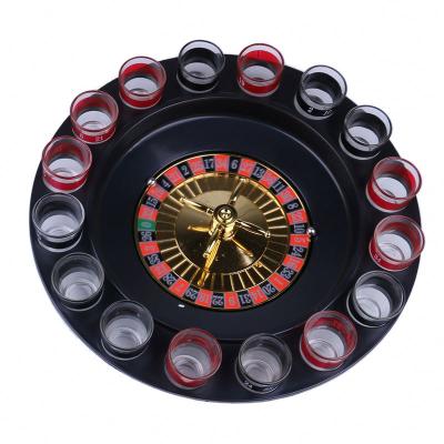 China 2 scoops + 16 cups glasses of Gmae's glass drinking set, s0hvu7 luxury roulette MG 0502107 of 16 shot glasses for sale