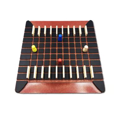 China Best wooden gift for kids family party game the most popular wooden chess educational game for sale