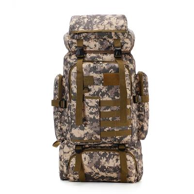 China Hot Selling Camouflage Tactical Backpack Mountaineering Walking Outdoor Hiking Super Tourist Backpack Anti-theft Large for sale