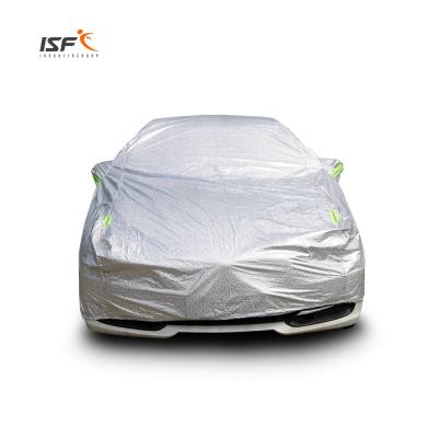 China Water Resistant Netting Car Covers Aluminum Zipper Fabric Car Cover for sale