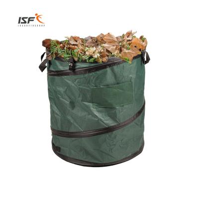 China Durable Durable Reusable Garden Waste Leaf Collection Bags Pop Up Trasn Bin for sale