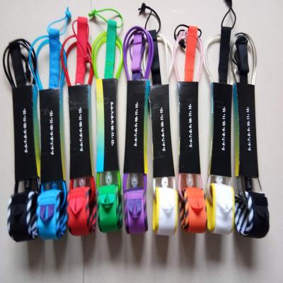 China Wholesale Unisex Multiple Color Surf Leash Rope for sale