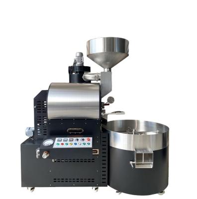 China Outdoor Industrial Coffee Roasting Machine Coffee Bean Roaster 30kg Drum Gas Coffee Roaster Machine for sale