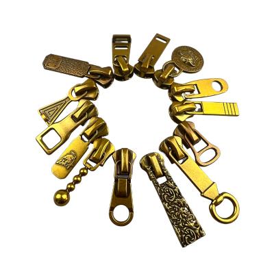 China 2022 Manufacturers bags wholesale high-end custom zipper other main customization zinc alloy, luggage accessories 5# zipper head for sale