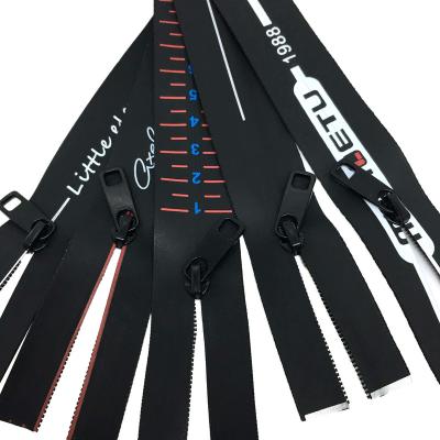 China Factory Direct Wholesale Waterproof Zipper 3# Open End Custom Zipper Viable For Water Sports for sale