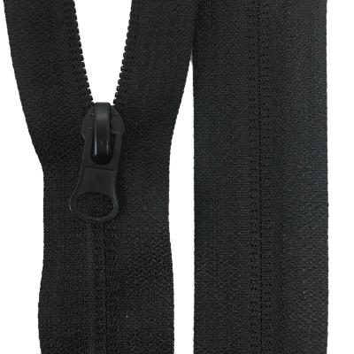 China Viable Custom Length Nylon Invisible Zipper Black Other Zipper 5 Black Nylon Zipper Invisible for sale