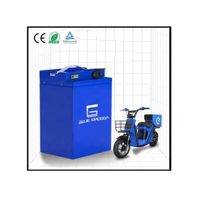 China Golf Carts BLUE SPEED 48v 60v 72v 40ah 50ah 70ah Rechargeable Electric Bike LifePO4 Lithium Ion Swap Battery Pack for sale