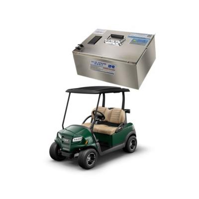 China Golf Carts Blue Speed ​​Eco Lifepo4 100ah 48v With BMS Monitor Built In Lithium Ion Golf Cart Batteries for sale