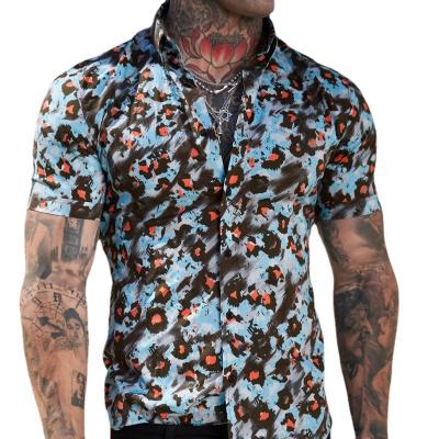 China Latest Men's Floral Anti-pilling 100% Cotton Breathable Hawaiian Shirt High Quality Digital 3D Printing Casual Short Sleeve Shirts for sale