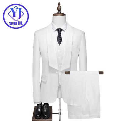 China Wholesale Mens Suits Solid Colors Suits 3 Pieces Blazer Vest Pants Sets Single Breasted Wedding Business Men's Formal Suits For Men for sale