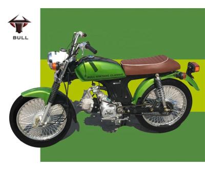 China Chongqing BULL Vintage Super Mini Motorcycle 70cc Pocket Trail Bike Other 110cc 4 Stroke Gas Chopper Motorcycle 2.5-17/2.75-17 for sale