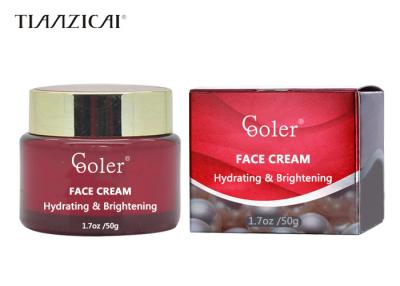 China Fast Absorbing Face Moisturizer Skin Care , Brightening Day Cream With Pearl Extracts for sale