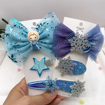 China Princess Girls Hair Accessories Snowflake Snowflake BB Headdress BXPS New Vintage Children's Hairpin for sale