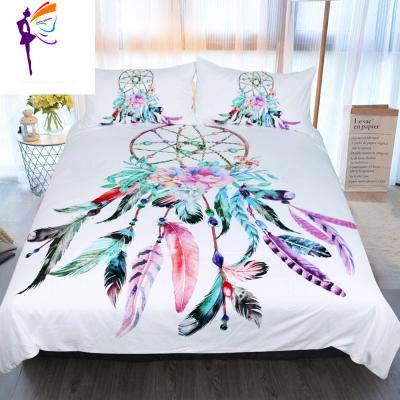 China Dream Style Anti-Static 3D Catchers Print 3 Pcs Duvet Cover Set for sale