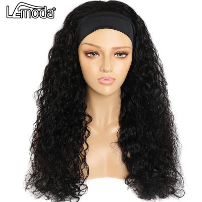 China Water Wave Brazilian 100% Virgin Hair Headband Wigs Cheap Wholesale Natural Hair Wigs For Black Women None Lace Hair Wigs for sale