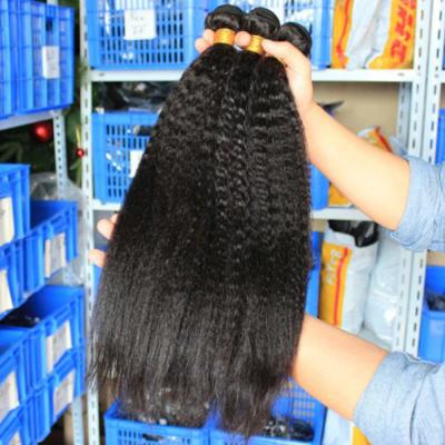 China 100% Straight Soft Thick Shedding Hair Bundles 10-40 Inch Brazilian Yaki Bundles Curly Straight Remy Hair Bundles Natural Hair Weave Extension for sale