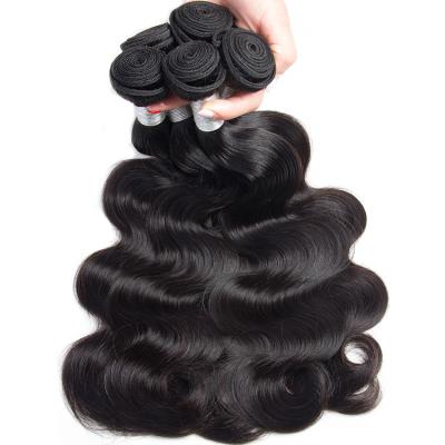 China 100% Virgin Soft Smooth Thick Shedding Raw Barely Shedding Hair Bundles Unprocessed Brazilian Remy Human Hair 30 Inch Long Natual Color Hair Body Wave Bundles for sale