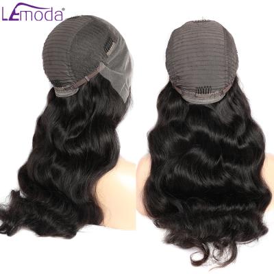 China Brazilian Remy Unprocessed 13x6 Inch HD Human Hair Full Lace Front Wigs Transparent Closure Wig 13x4 4x4 30 for sale