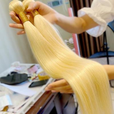 China Lemoda Hair Soft Smooth Thick Shedding Bundles Seller Direct Bundles 8-30 Inch Blonde 613 Bundles Remy Hair Extensions Virgin Brazilian Hair for sale