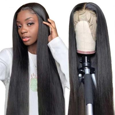 China Wholesale Lemoda Straight 13x6 HD Lace Front Wig Brazilian Human Hair Wig Lace Front Color Women Mink Brazilian Hair Wigs For for sale